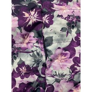 Unbranded Sherpa Lined Coat Floral Print Youth Size 1416